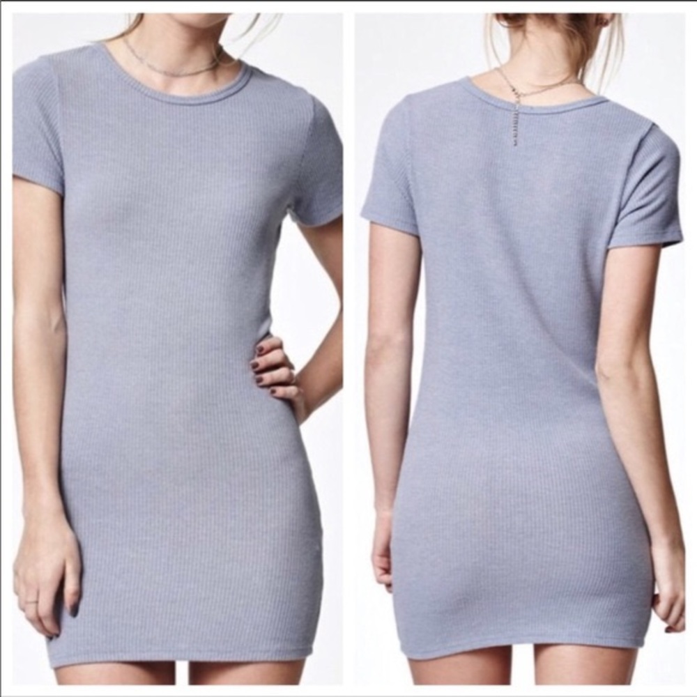John Galt Ribbed Bodycon Dress